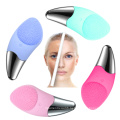 Electric Facial Cleansing Brush Silicone Sonic Vibration Cleaner Deep Pore Skin Massage Face Brush